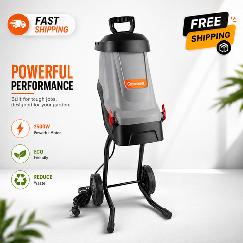 Garden shredder 2600w electric - shredder,