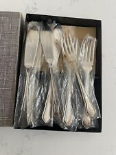 HF&Co Harrison Fisher Sheffield Fish Knives Forks Eaters X 12 Dubarry Cutlery