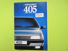 PEUGEOT 405 BROCHURE - 405 GL