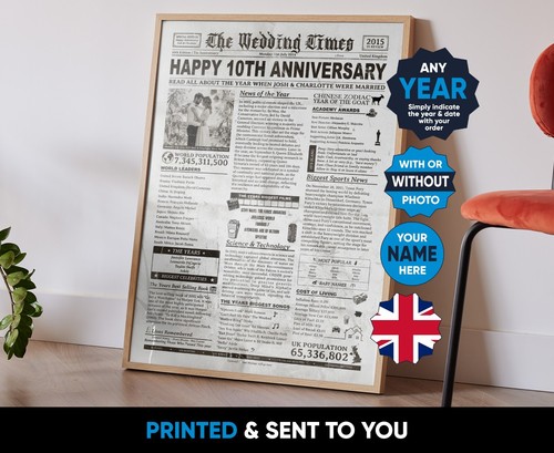 Anniversary newspaper - newspaper, |