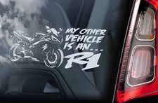 Yamaha R1, Car Window Sticker
