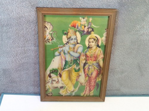 Krishna and radha glazed - krishna,