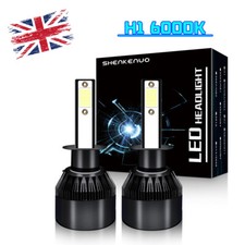 For VW Transporter T5 Headlight 2008-2017 Xenon White 6000k Led 2x H1 Bulbs 12v