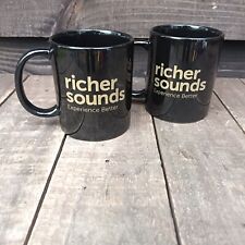 2 Richer Sounds VIP Mugs in  Excellent Condition FREE P&P 