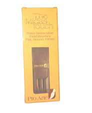 Pro Arte Set of 3 "The Midas Touch" Retractable Portable Watercolour Brushes