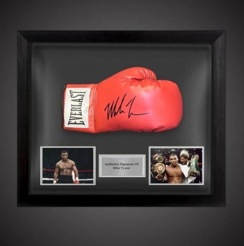 Framed mike tyson signed - tyson,