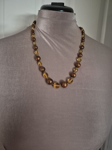 Costume jewellery amber and - costume,