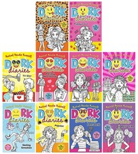 Dork Diaries (Vol 1-10) By Rachel Renee Russell 10 Books Collection -Age 9-11-PB