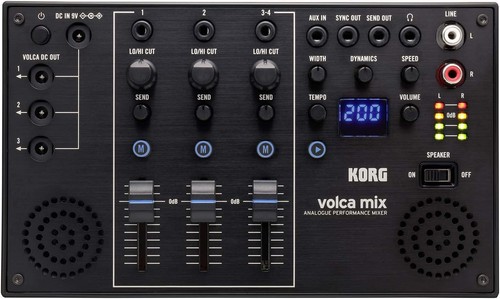 Korg channel analog mixer - 4-channel,