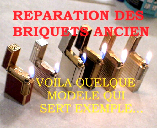 Repair lighter old st dupont - repair, *