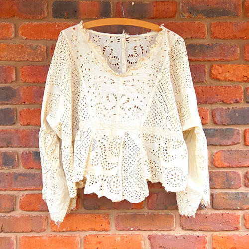 Magnolia pearl cotton eyelet - magnolia,