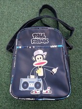 Paul Frank Julius Monkey Disc Jockey Black Cross body/ Backpack Bag