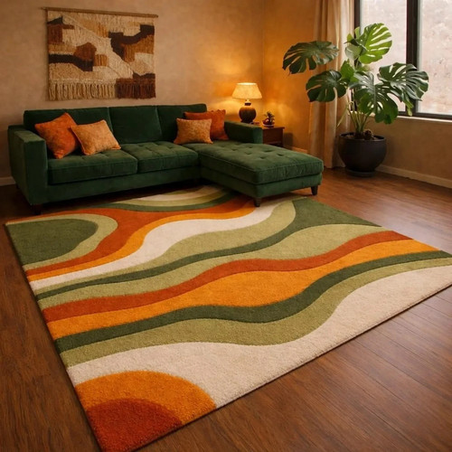 New handmade wool - wool, area