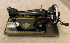 Vintage Singer 15 NL cast iron hand crank sewing machine