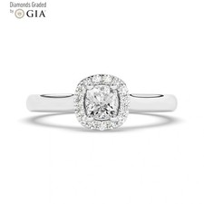 Cushion Diamond Engagement