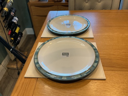 Two denby azure coast dinner - coast,