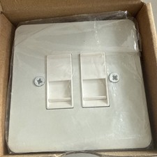Forbes & Lomax 2 gang RJ45