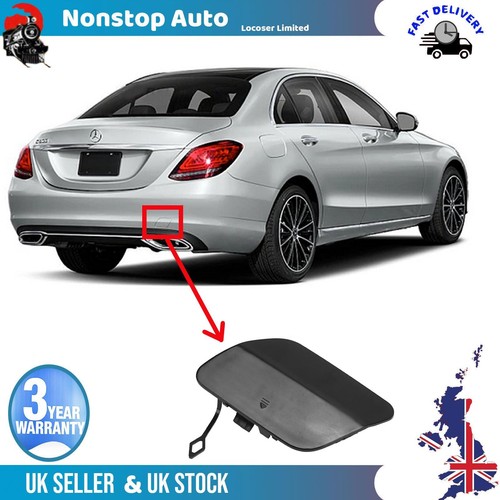 Rear bumper tow hook - eye, cover