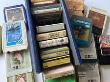 8 track cartridges 80s - various vintage music tapes -select your cartridge