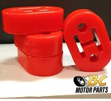VAUXHALL/OPEL CORSA B Exhaust Mount Poly Replacement x4 Hangers RED