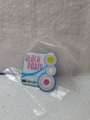 Taylor company block party pin - block,