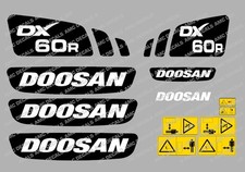 DOOSAN DX60R DIGGER DECAL
