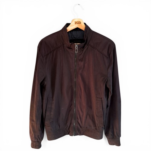 Mens zara black jacket zip - black,