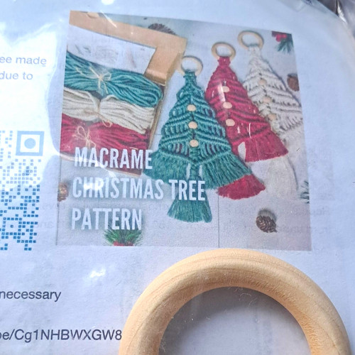 Macramé kit christmas tree - macramé,