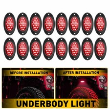 16Pcs LED Car Underglow Lights