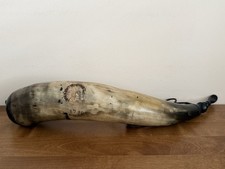 Antique Powder Flask Horn &