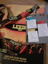 Leeds Festival 2011 Book and Guide / Lanyard