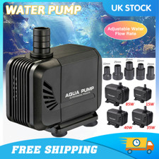 Water Pump Feature Submersible Aquarium Pump Fish Pond Tank Sump Fountain 6000L