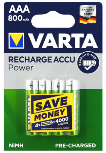 Varta rechargeable aaa - 4x,