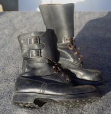 LEATHER Black BOOTS of Polish