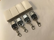 4 X Roller Shutter Remote Control Fob for NVM / Ellard unit - Genuine