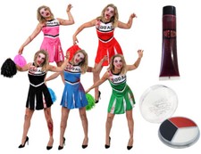 ZOMBIE CHEERLEADER COSTUME AND