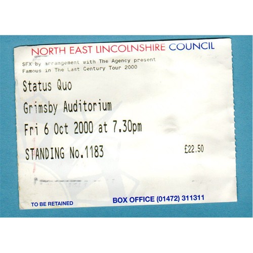 Status quo grimsby auditorium - grimsby,