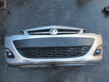 VAUXHALL ASTRA H MK5 FACELIFT FRONT BUMPER SILVER COMPLETE SEE DESCRIPTION #TA35