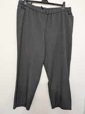 Ladies Trousers By Chalou Lovely Grey Smart Trousers size  UK 26