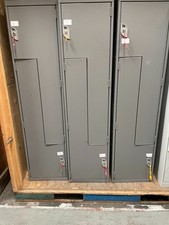 4 x Metal Lockers Steel Staff