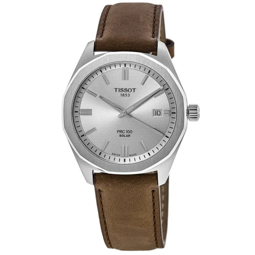 New tissot prc100 silver - new, dial