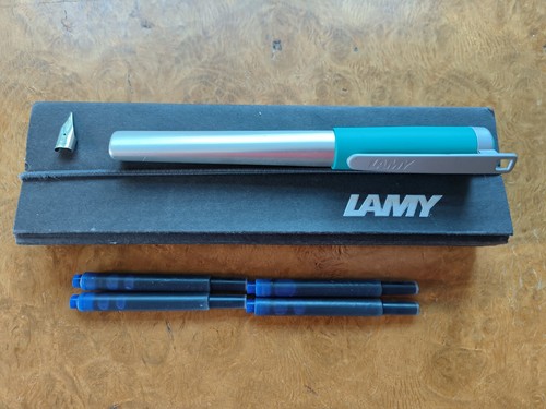 Lamy nexx opal green fountain - nexx,