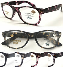 Quality 80's Style Reading Glasses/Camo Pattern/Matte Big Frame/Metal Hinge R877