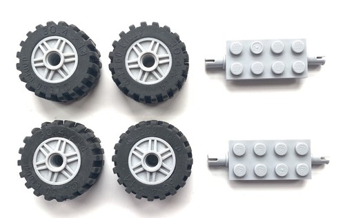 Lego wheels tyres axles - x,