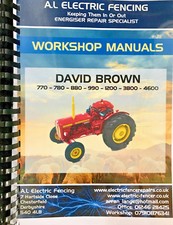 David brown workshop manual - workshop,