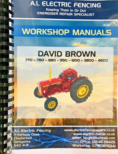 David brown workshop manual - david,