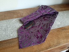HISDERN Purple Paisley Pattern
