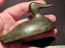 Antique bronze hollow duck