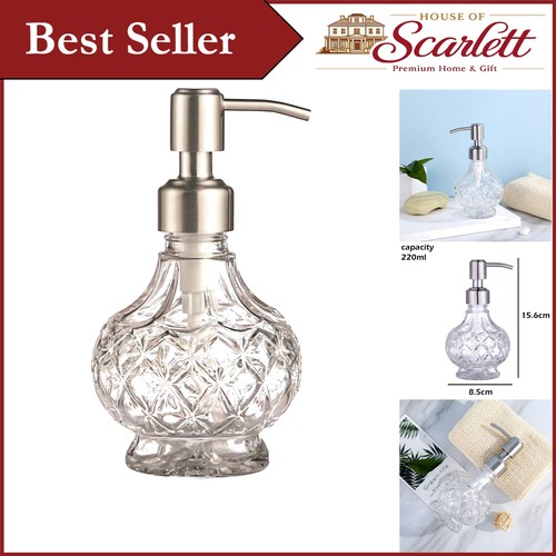 Luxury vintage glass - glass, soap