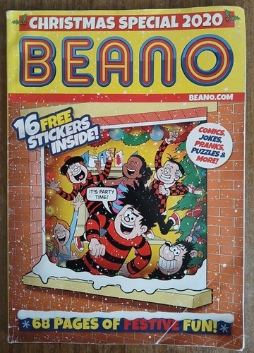 Beano comic page christmas - beano,